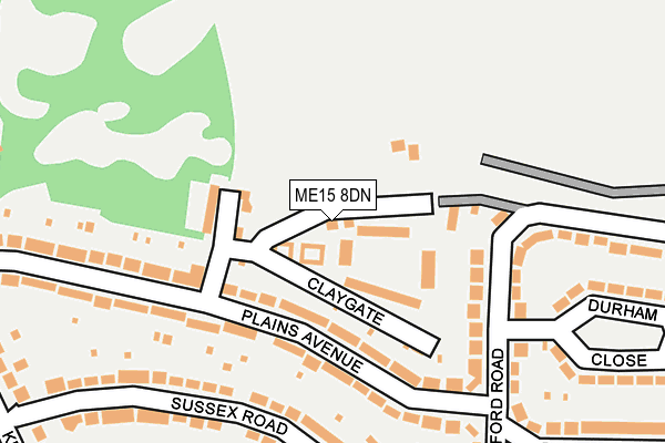 ME15 8DN map - OS OpenMap – Local (Ordnance Survey)
