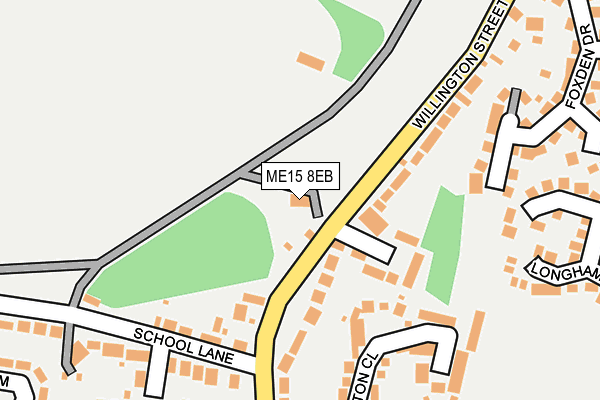 ME15 8EB map - OS OpenMap – Local (Ordnance Survey)