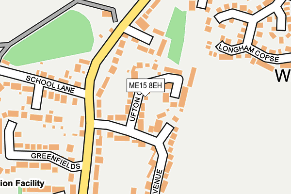 ME15 8EH map - OS OpenMap – Local (Ordnance Survey)