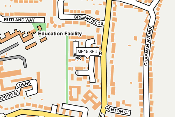 ME15 8EU map - OS OpenMap – Local (Ordnance Survey)