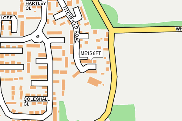 ME15 8FT map - OS OpenMap – Local (Ordnance Survey)