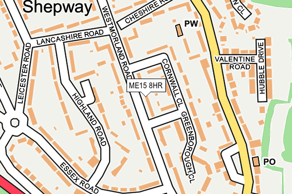 ME15 8HR map - OS OpenMap – Local (Ordnance Survey)
