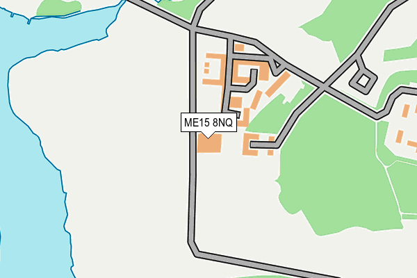 ME15 8NQ map - OS OpenMap – Local (Ordnance Survey)
