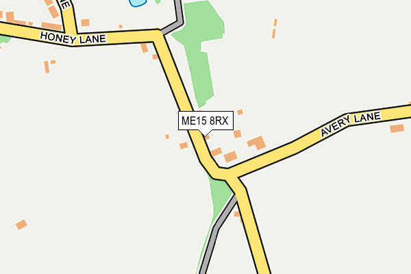 ME15 8RX map - OS OpenMap – Local (Ordnance Survey)