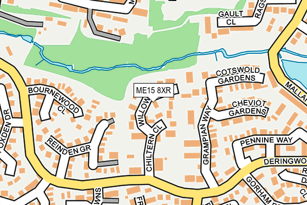 ME15 8XR map - OS OpenMap – Local (Ordnance Survey)