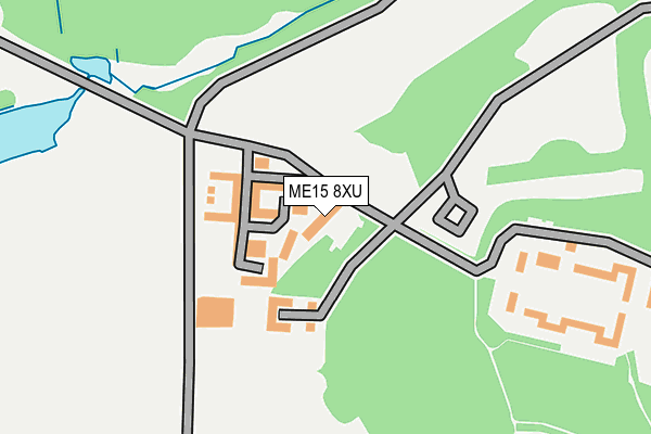 ME15 8XU map - OS OpenMap – Local (Ordnance Survey)