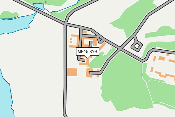 ME15 8YB map - OS OpenMap – Local (Ordnance Survey)