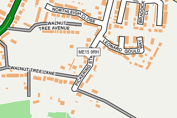 ME15 9RH map - OS OpenMap – Local (Ordnance Survey)