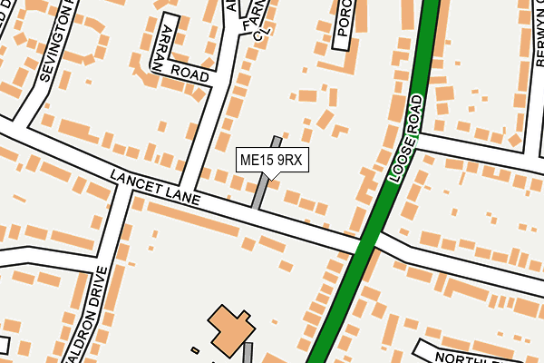 ME15 9RX map - OS OpenMap – Local (Ordnance Survey)