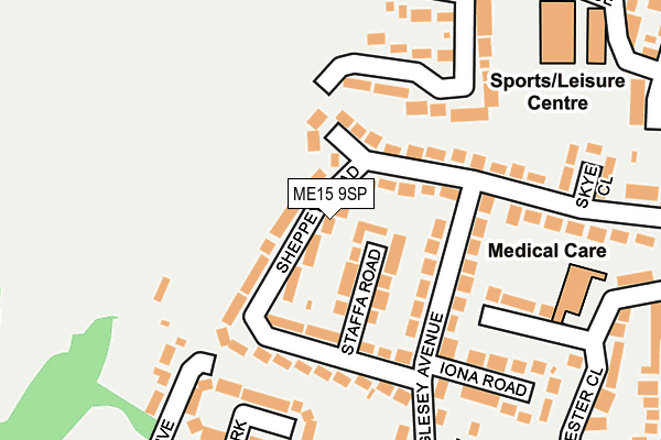 ME15 9SP map - OS OpenMap – Local (Ordnance Survey)