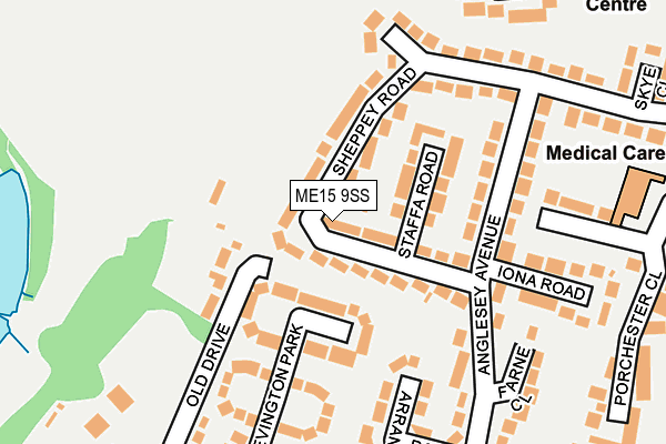 ME15 9SS map - OS OpenMap – Local (Ordnance Survey)