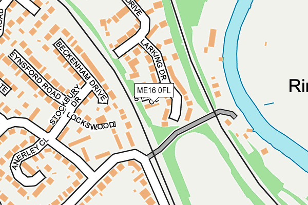 ME16 0FL map - OS OpenMap – Local (Ordnance Survey)