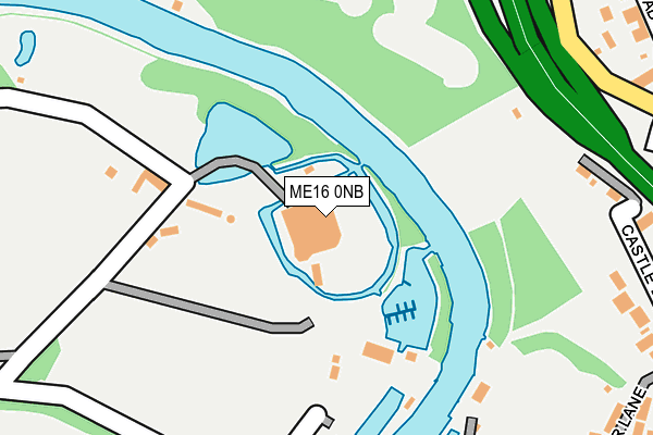 ME16 0NB map - OS OpenMap – Local (Ordnance Survey)