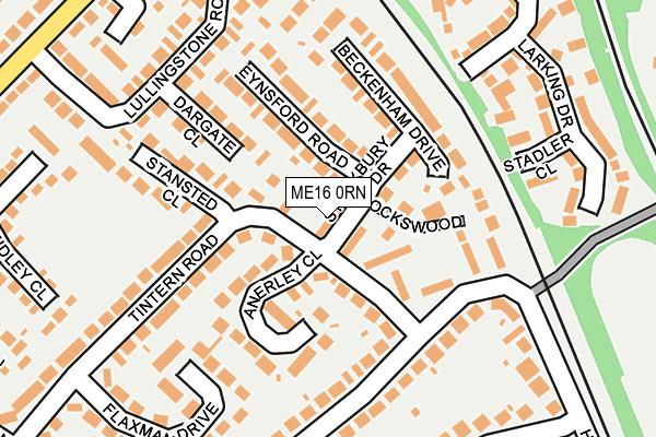 ME16 0RN map - OS OpenMap – Local (Ordnance Survey)