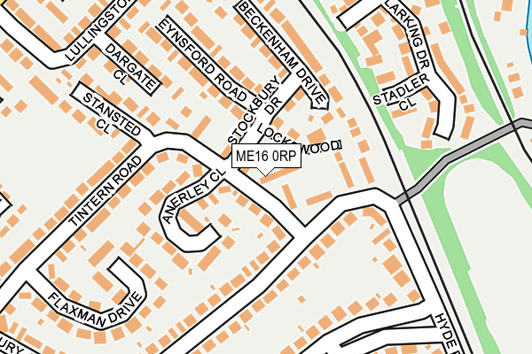 ME16 0RP map - OS OpenMap – Local (Ordnance Survey)