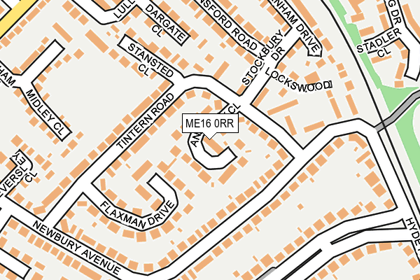 ME16 0RR map - OS OpenMap – Local (Ordnance Survey)