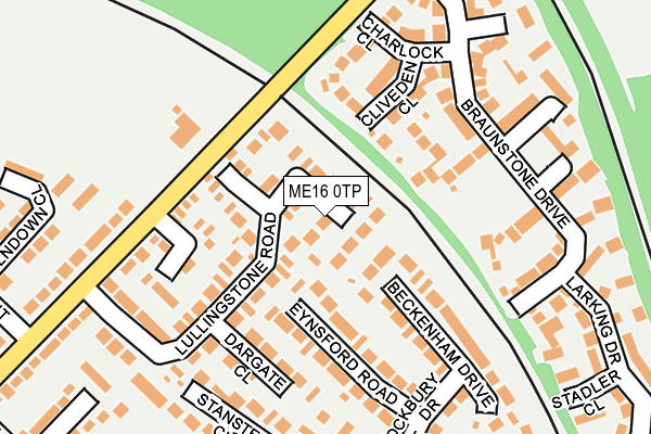 ME16 0TP map - OS OpenMap – Local (Ordnance Survey)