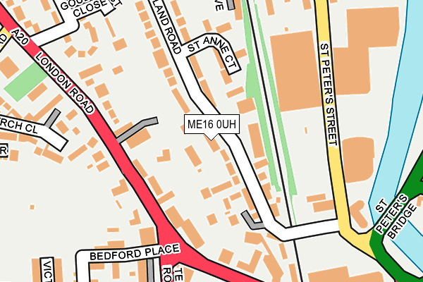 ME16 0UH map - OS OpenMap – Local (Ordnance Survey)