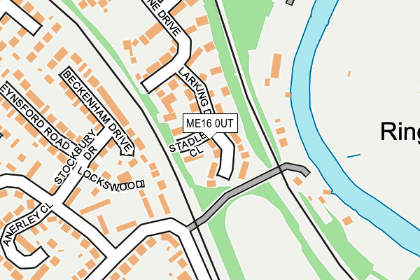 ME16 0UT map - OS OpenMap – Local (Ordnance Survey)