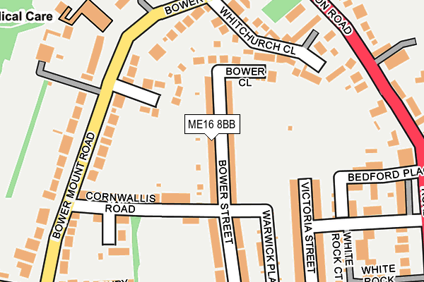 ME16 8BB map - OS OpenMap – Local (Ordnance Survey)