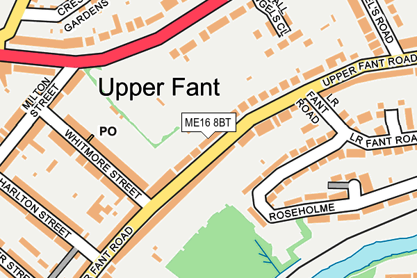 ME16 8BT map - OS OpenMap – Local (Ordnance Survey)