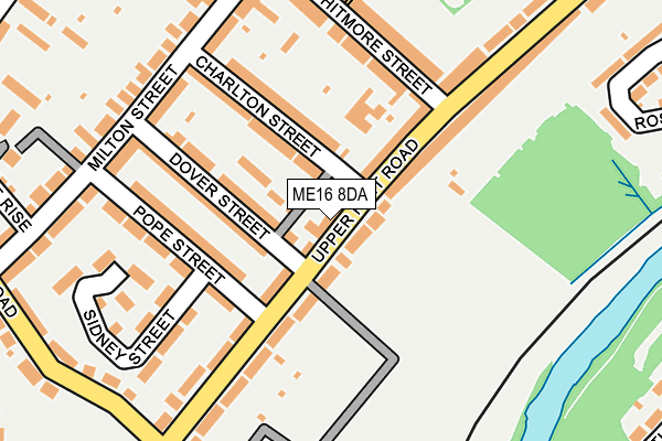 ME16 8DA map - OS OpenMap – Local (Ordnance Survey)