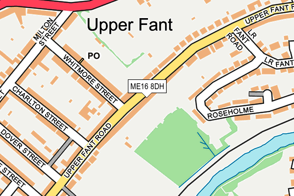 ME16 8DH map - OS OpenMap – Local (Ordnance Survey)