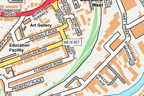 ME16 8ET map - OS OpenMap – Local (Ordnance Survey)