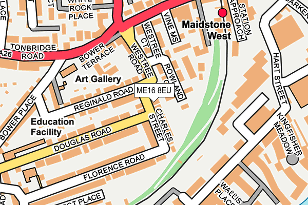 ME16 8EU map - OS OpenMap – Local (Ordnance Survey)