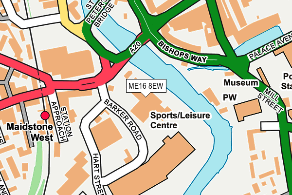 ME16 8EW map - OS OpenMap – Local (Ordnance Survey)
