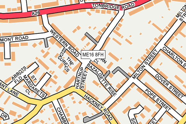 ME16 8FH map - OS OpenMap – Local (Ordnance Survey)