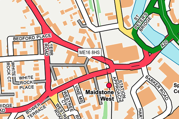 ME16 8HS map - OS OpenMap – Local (Ordnance Survey)