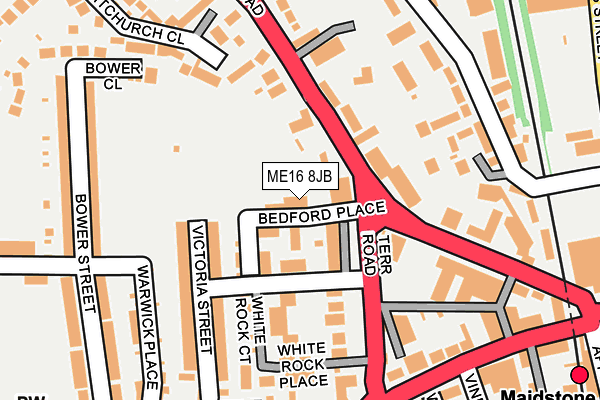 ME16 8JB map - OS OpenMap – Local (Ordnance Survey)