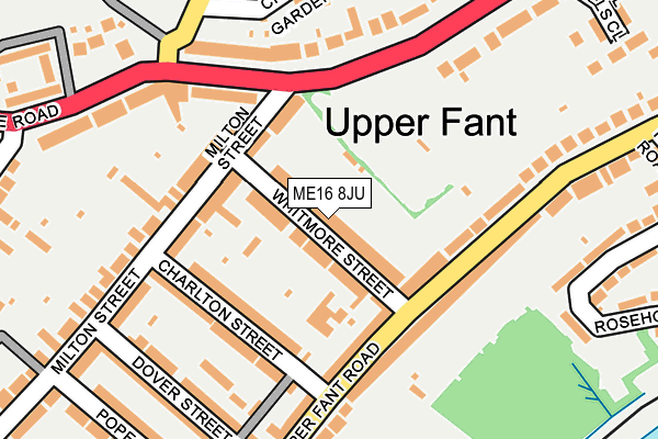 ME16 8JU map - OS OpenMap – Local (Ordnance Survey)