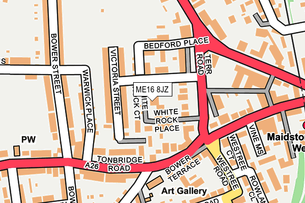 ME16 8JZ map - OS OpenMap – Local (Ordnance Survey)