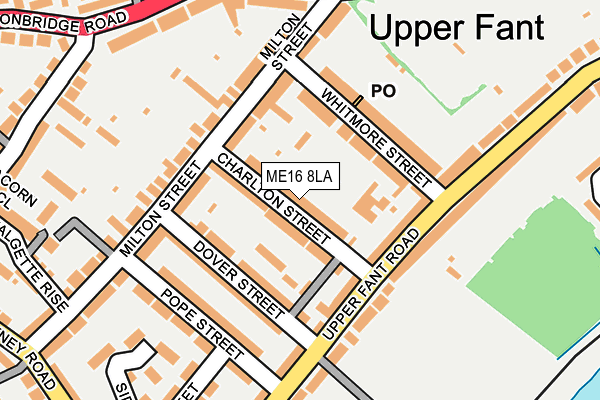 ME16 8LA map - OS OpenMap – Local (Ordnance Survey)