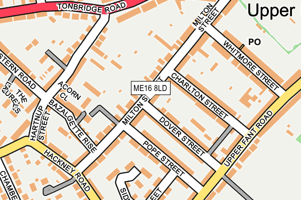 ME16 8LD map - OS OpenMap – Local (Ordnance Survey)