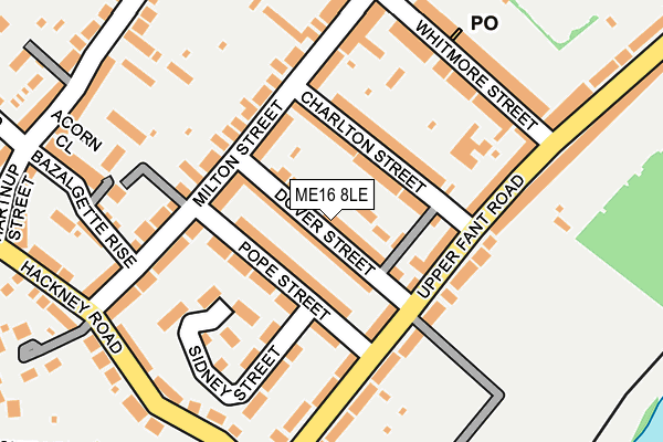 ME16 8LE map - OS OpenMap – Local (Ordnance Survey)