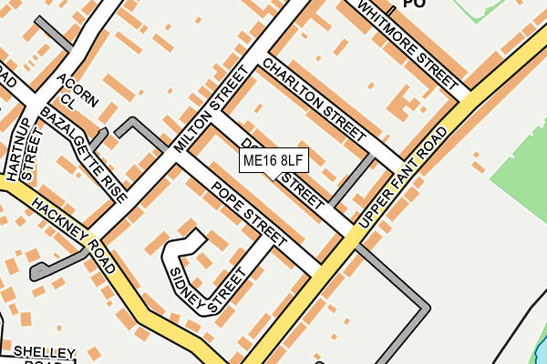 ME16 8LF map - OS OpenMap – Local (Ordnance Survey)