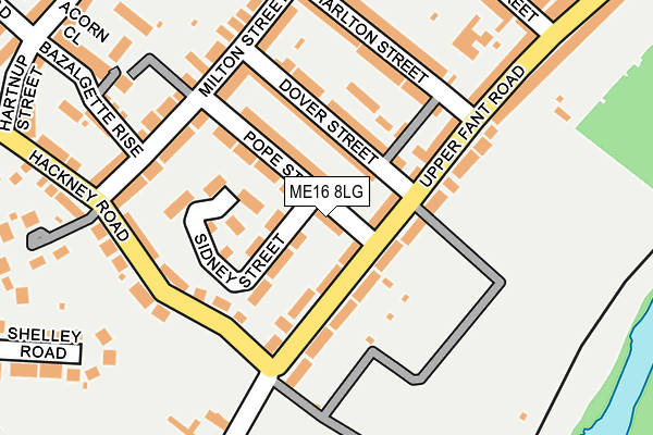 ME16 8LG map - OS OpenMap – Local (Ordnance Survey)