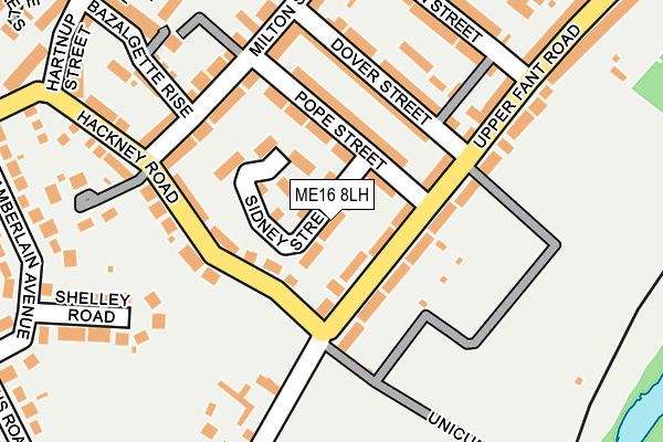 ME16 8LH map - OS OpenMap – Local (Ordnance Survey)