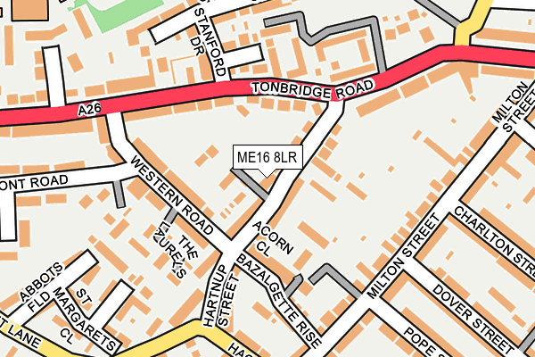 ME16 8LR map - OS OpenMap – Local (Ordnance Survey)