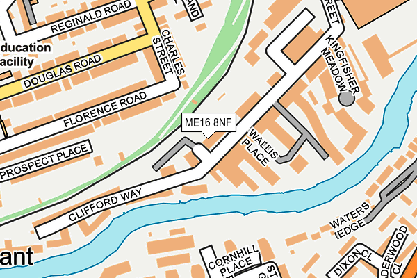 ME16 8NF map - OS OpenMap – Local (Ordnance Survey)