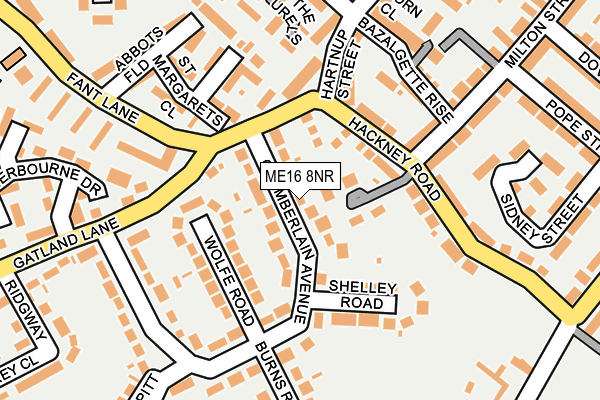 ME16 8NR map - OS OpenMap – Local (Ordnance Survey)