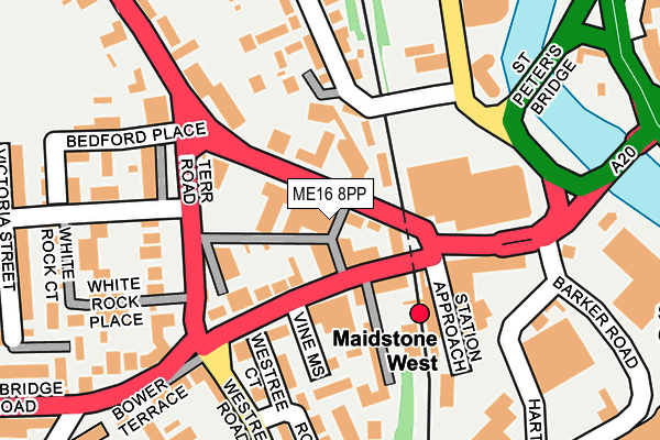 ME16 8PP map - OS OpenMap – Local (Ordnance Survey)