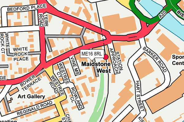 ME16 8RL map - OS OpenMap – Local (Ordnance Survey)