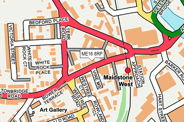 ME16 8RP map - OS OpenMap – Local (Ordnance Survey)