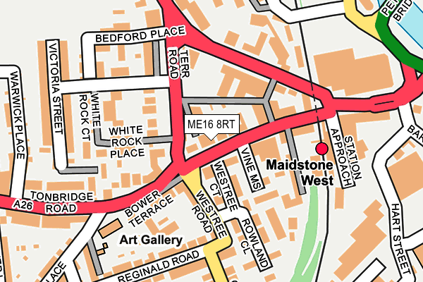 ME16 8RT map - OS OpenMap – Local (Ordnance Survey)