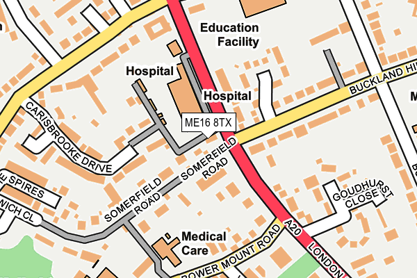 Map of DRB BUILDING SERVICES LTD at local scale