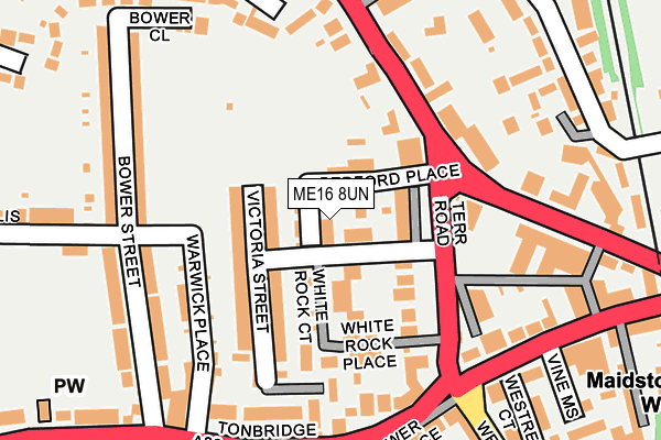 ME16 8UN map - OS OpenMap – Local (Ordnance Survey)